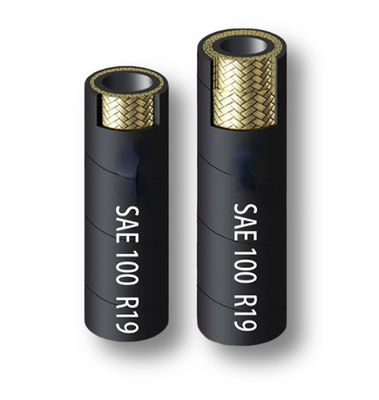 Vermogen Rubber Oil Hose SAE 100 R19 voor industriële strakke staaldraad gevlochten hydraulisch