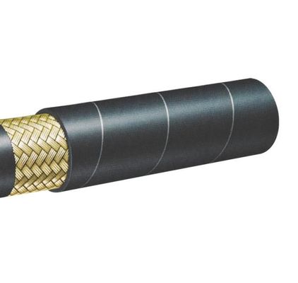 Zwarte hydraulische ééndraad vlecht rubber olie flexibele slang En8531t/DIN200221sn voor industrieel gebruik