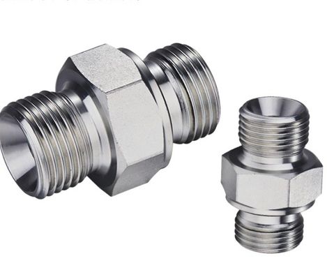 60 graden binnenste kegel of zeshoekige gezicht gecombineerd wasser zegel Bsp connector hydraulische adapter