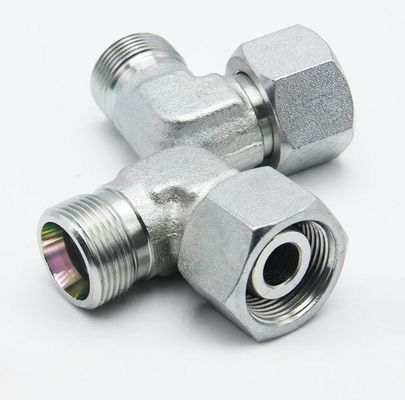 Voordelig doorgesneden OEM 90 graden ellebogen hydraulische buis montage met draaiende moer 2c9