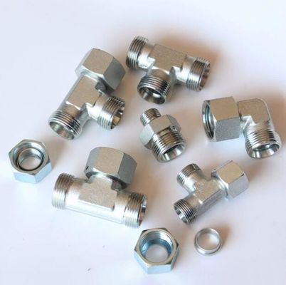 T-slangenbevestigingen Jic Bsp NPT BSPT Hydraulische slangenbevestigingen voor vrouwelijke aansluiting