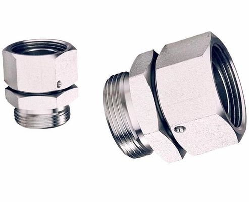 Pijpleidingen OEM DIN Metrische Vrouwelijke 24 Graden Kegel O-Ring Afdichting met Hexagon Head Type
