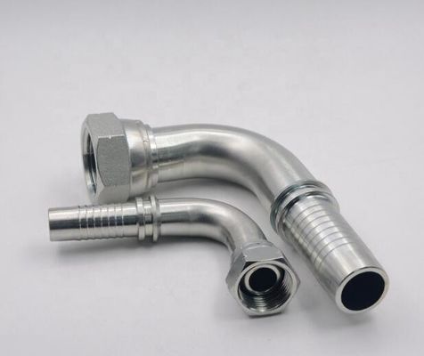 90 graden Bsp Vrouwelijke 60 graden kegel Hydraulische slangtoepassingen voor het aansluiten van pijpleidingen