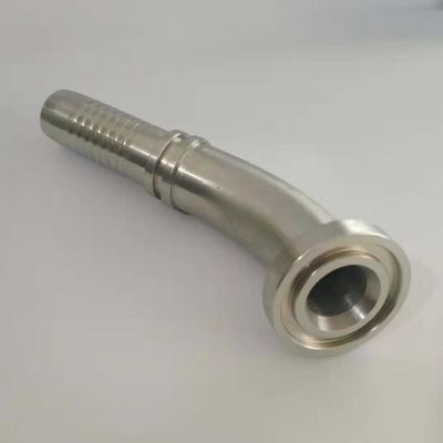 Stainless steel 3000 Psi 90 graden SAE Fitting flens voor hydraulische slang
