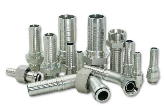OEM roestvrij staal Hydraulische slangfittings met NPT JIC SAE BSP METRIC ORFS draad