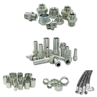 OEM roestvrij staal Duurzaam hydraulisch buis bevestiging Hydraulische slang bevestiging Assemblage Ferrule Nut