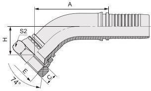 Roestvrij koolstofstaal hydraulische buisbevestigingen Ferrule voor Jic Standard gegalvaniseerd plaat