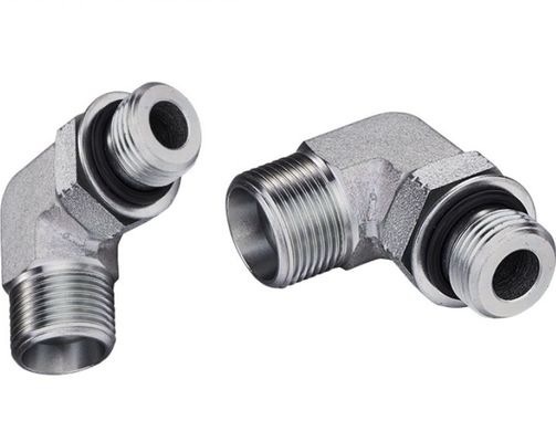 Hydraulische bevestiging SAE 90 graden Elbow met verstelbare stuwpunten en O-ring afdichting