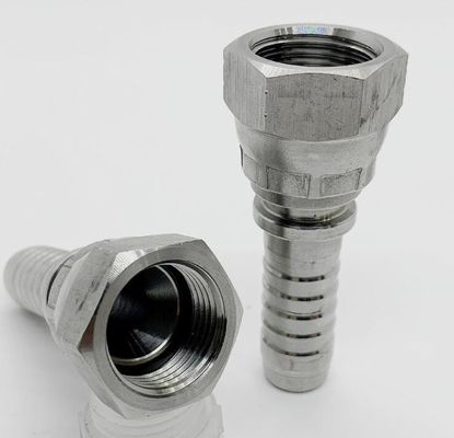 Vrouwelijke aansluiting PT NPT Bsp Jic roestvrij staal Hydraulische flexibele slangtoepassingen 26711