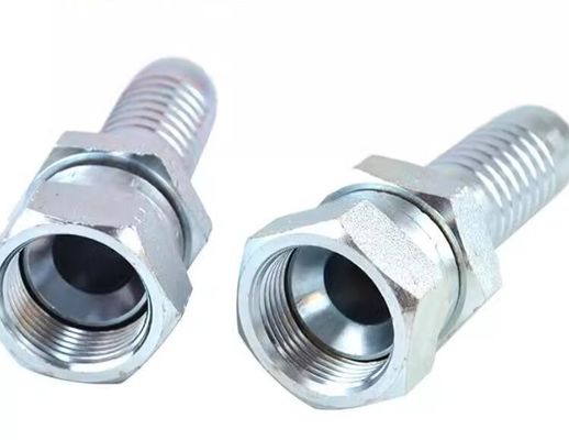 Jic Bsp Metric SAE Parker Standard Flange Hose Fitting Met Hydraulisch Swaged