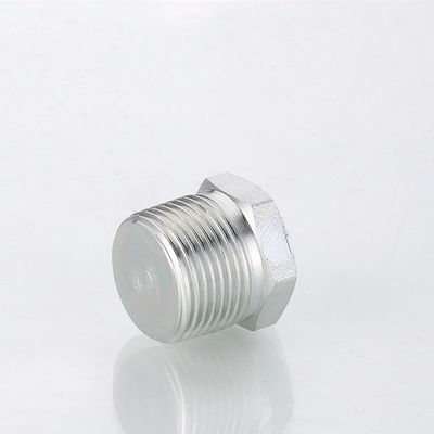 Roestvrij staal 3/4 Bsp Elbow Swivel Hydraulische slang Metrische 90 graden kegel