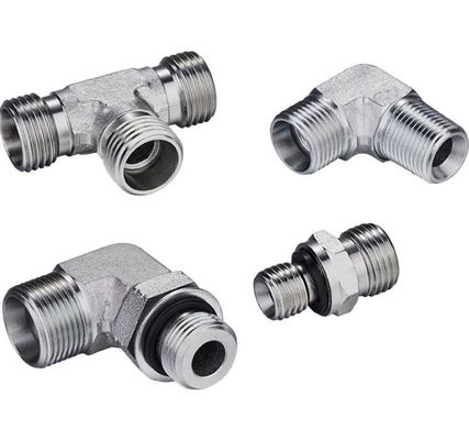 Metrische herbruikbare O-ring mannelijke hydraulische slangpijp draaibomen en adapters voor machines
