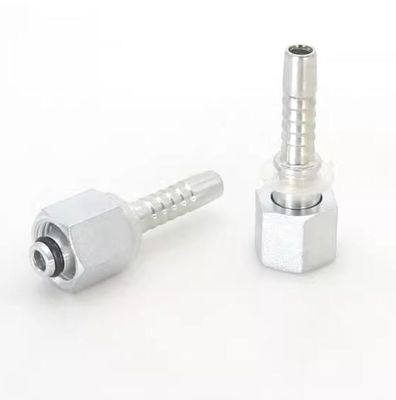 Koolstof-roestvrij staal 20411 DIN Metrisch vrouwelijk 24 graden kegel O-ring licht type Hydraulische slangbuis buis connector verbinding