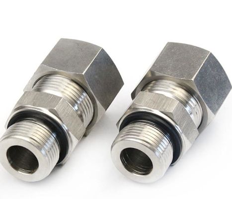JIS standaard roestvrij staal hydraulische slang adapter Bsp metrische adapter voor industriële
