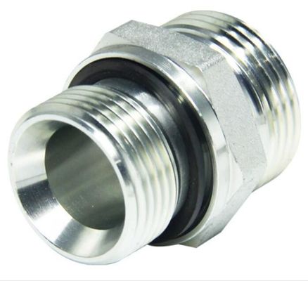 JIS standaard roestvrij staal hydraulische slang adapter Bsp metrische adapter voor industriële