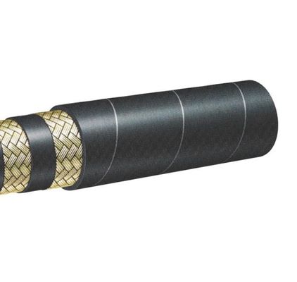 Zwarte hydraulische ééndraad vlecht rubber olie flexibele slang En8531t/DIN200221sn voor industrieel gebruik