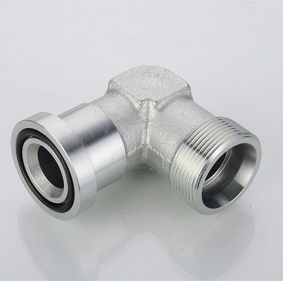 90 graden Elbow Metric Hydraulische Adapter Mannelijke Beet Type Flens Monsters Vraag Voorbeeld