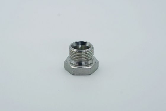 Gegalvaniseerde plaat mannelijke aansluiting adapter slang fitting BSPT Hex Plug voor 4t-Sp Hydraulische