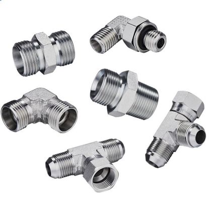 SAE Hoogdrukkoolstofstaal Mannelijke O-Ring Face Seal Union Hydraulische Adapter Fitting