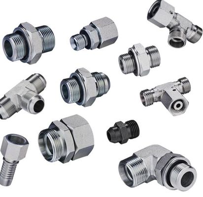 OEM DIN Tube Fittings Bsp Thread Stud Ends met O-Ring Sealing 1cg Hydraulische adapter