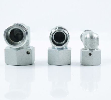 2c9 Hydraulische installaties Groothandel roestvrij staal 90 graden ellebogen adapter mannelijke draaibanden