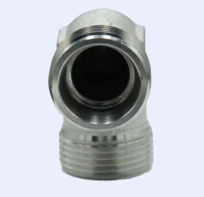 Externe draad BSPT BSPP 90 graden elleboog Hydraulische armaturen roestvrij staal 2c9 Bij mij