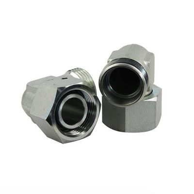 Voordelig doorgesneden OEM 90 graden ellebogen hydraulische buis montage met draaiende moer 2c9