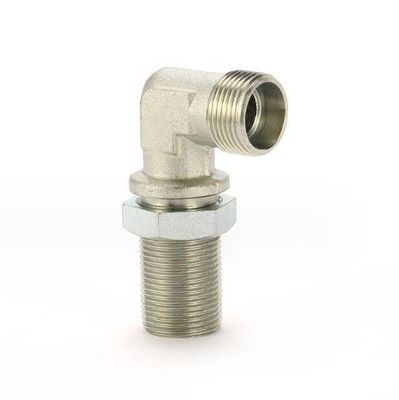 Voordelen 90 graden Elbow Bulkhead Fittings OEM 6c9 DIN Beet Type Ronde hoofdtype