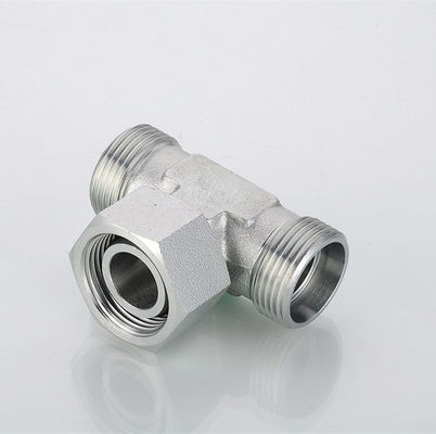 Hydraulische toebehoren NPT-buisadapter met gegalvaniseerde plaat en maat