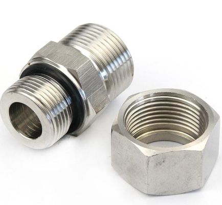 Pijpleidingen verbinden metrische standaard hydraulische buisbehoren en adapters met O-ring