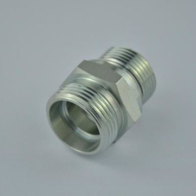 Pijpleidingen verbinden 1CB-18-12WD Zilveren draad Hydraulische slangadapter connector
