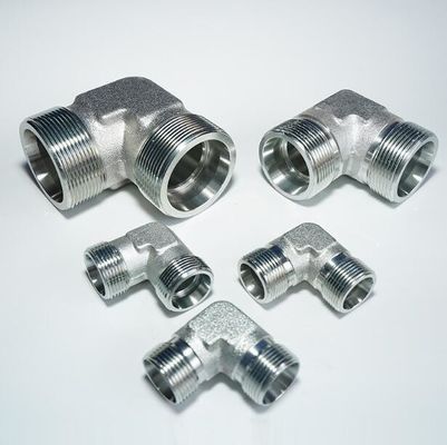 Gegalvaniseerde plaat 90 graden Elbow Jic Carbon Steel Fittings 1c9 Swivels Hydraulische verbinding Roestvrij staal Fittings Hydraulische