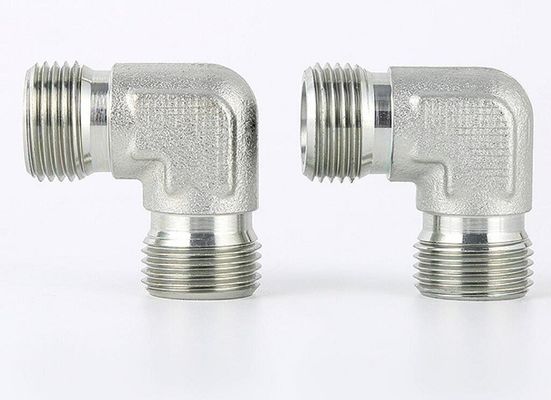 Gegalvaniseerde plaat 90 graden Elbow Metric External Thread Adapter Combinatie Joint Fittings