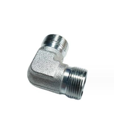 SAE-standaard koolstofstaal hydraulische elleboogbevestigingen 1c9 1d9 mannelijke draden lange levensduur