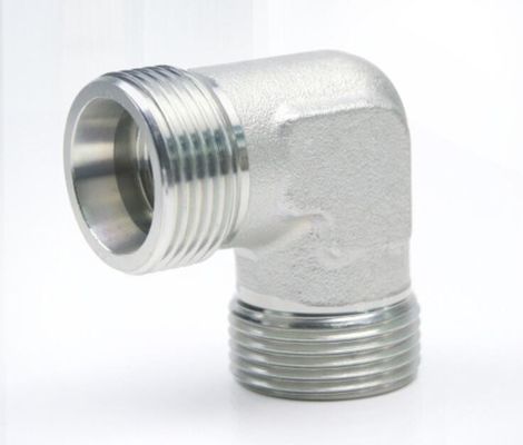 1C9 1D9 Hydraulische connector Hydraulisch 90 graden ellebooggewricht met ronde kop
