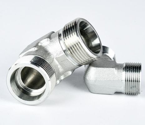 1C9 1D9 Hydraulische connector Hydraulisch 90 graden ellebooggewricht met ronde kop