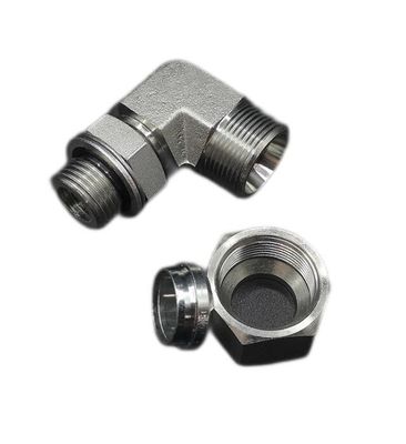 DIN-standaard mannelijke ellebogen hydraulische slangbevestigingen 1cg9 koolstofstaal 90 graden adapter