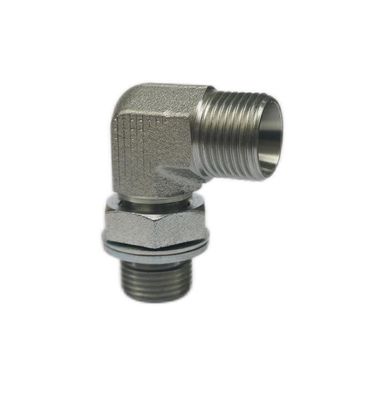 1cg9 Hydraulische mannelijke ellebogenadapter 90 graden Ellebogen hydraulische bekleding met rubberen afdichting