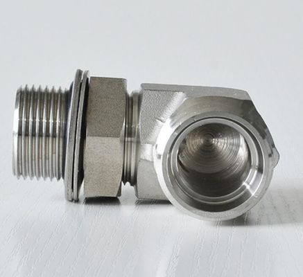 90 graden elleboog Bsp draad stud eindigt voor de aansluiting van Parker Hydraulische Pipe Fitting