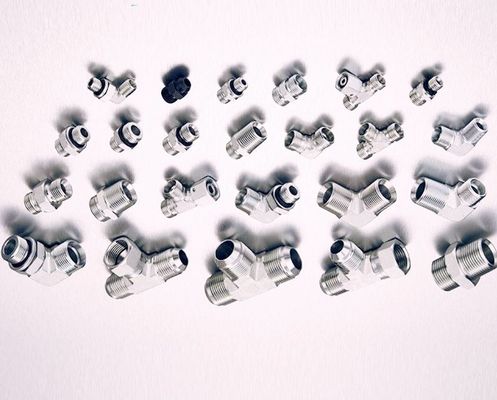 Silver Jic Bsp rechtlopende buisbevestigingen voor mannelijke hydraulische compressieverbindingen