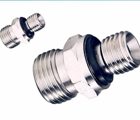 Zilveren hexagonale koptype herbruikbare hydraulische slangtoepassingen voor toepassingen van roestvrij staal