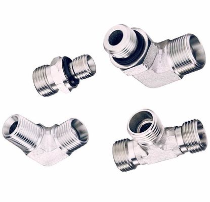 Pijpleidingen OEM DIN Metrische Vrouwelijke 24 Graden Kegel O-Ring Afdichting met Hexagon Head Type