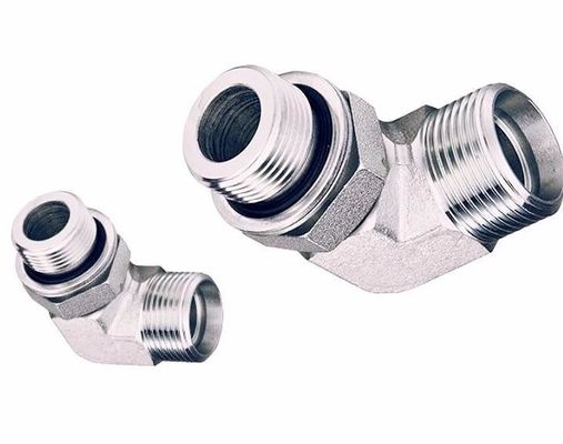 Zilveren koolstofstaal roestvrij staal DIN-draadvormige stekkeringen Hydraulische installaties met monsters