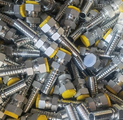 Jic Standard Pipe Lines Connect Roestvrij staal Hydraulische slang Fittings voor Vrouwelijke slang