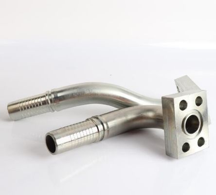 SAE flens zware serie roestvrijstalen materiaal buis en hydraulische patch Swaged slang fitting 87641