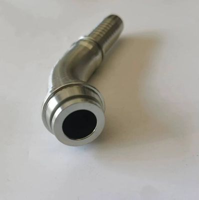 Stainless Steel Interlock Pipe Fitting 87641 voor hydraulische slang SAE Flange 9000 Psi