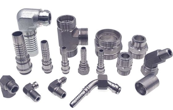 Gepersonaliseerde 304 roestvrij staal hydraulische gescreefde armaturen buis in de elleboog 20591