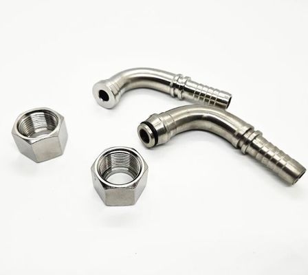 Metrische Female Flat Seat 90 Elbow Hydraulische slangconnectoren en -toebehoren 20591