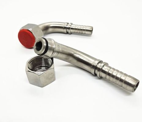 Metrische O-ring zegelverbinding draaiende elleboog Hydraulische slangverbinding 20591 Hoge temperatuur
