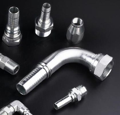 Metrische Jic/Bsp/BSPT/NPT/Orfs/SAE Vrouwelijke mannelijke hydraulische slangtoepassingen van roestvrij staal